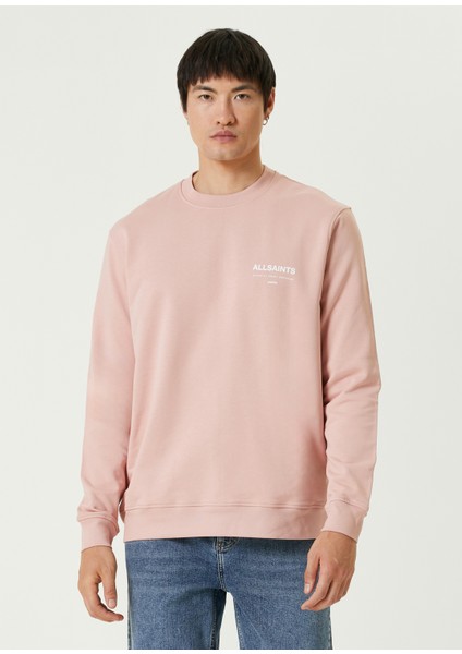 Relaxed Fit Access Pembe Organik Pamuk Sweatshirt