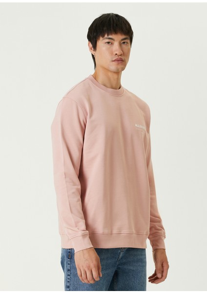 Relaxed Fit Access Pembe Organik Pamuk Sweatshirt