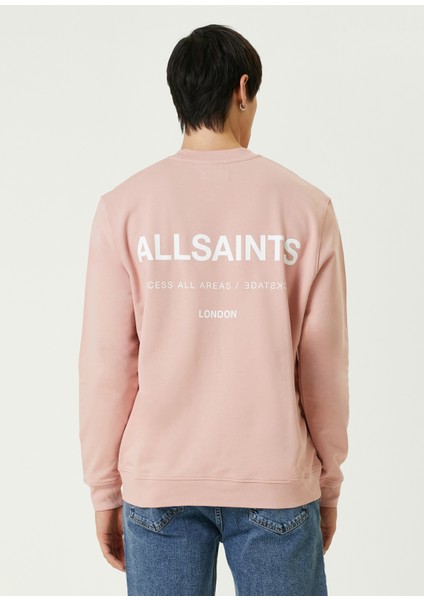 Relaxed Fit Access Pembe Organik Pamuk Sweatshirt