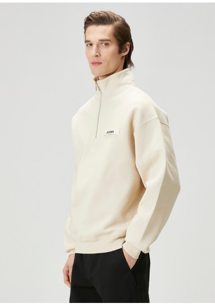 The Gros Grain Bej Sweatshirt