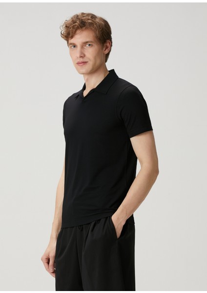 Siyah Polo Yaka T-Shirt modelleri