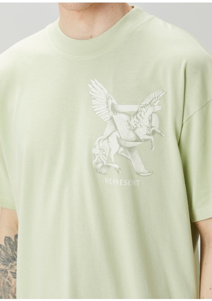 Yeşil Baskılı T-Shirt indirimleri