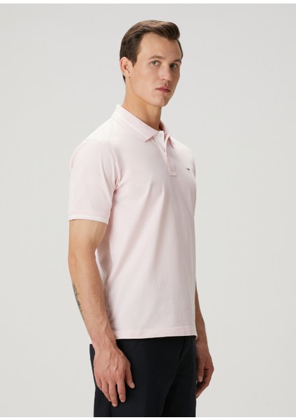 Regular Fit Pembe Polo Yaka T-Shirt modelleri