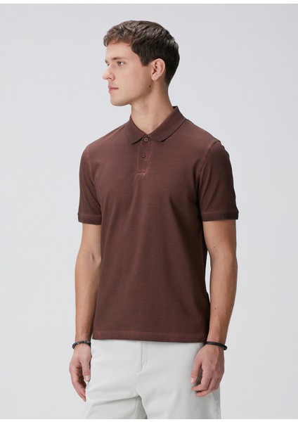Kahverengi Polo Yaka T-Shirt fırsatları