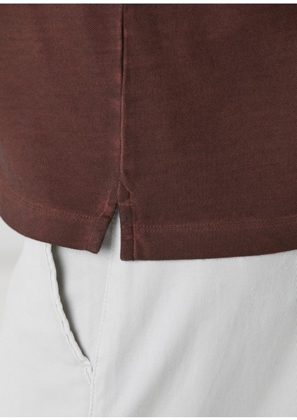 Kahverengi Polo Yaka T-Shirt