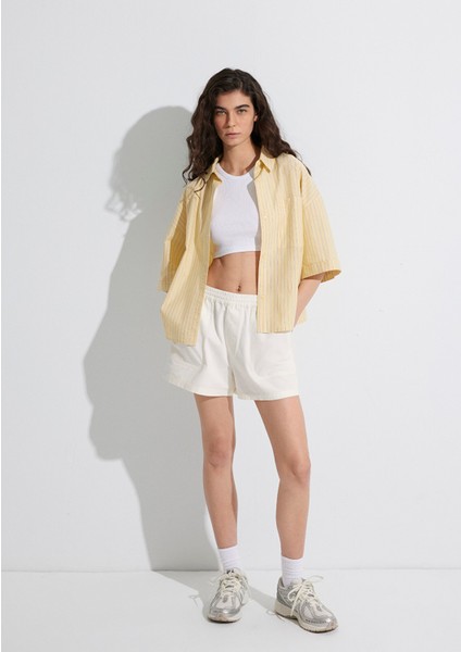 Ekru Basic Şort 1410189-80194 modelleri