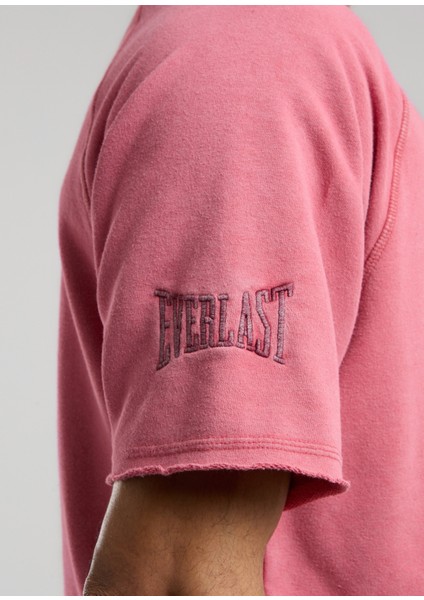 Ny Street Oversize Geniş Yaka Açık Kırmızı Kısa Kollu Erkek T-Shirt fırsatları