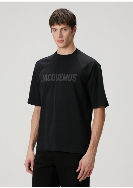 The Typo Siyah T-Shirt
