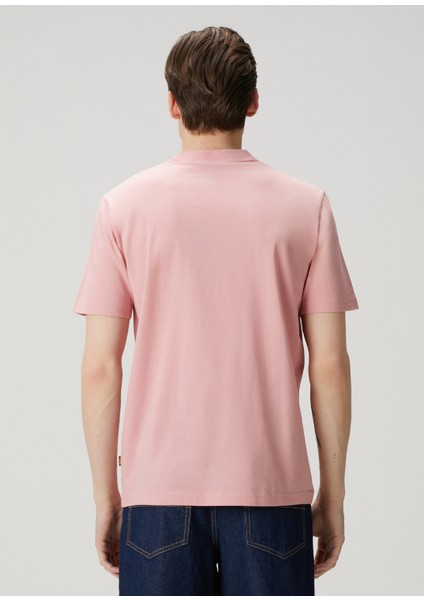 Pembe Logo Baskılı T-Shirt fırsatları