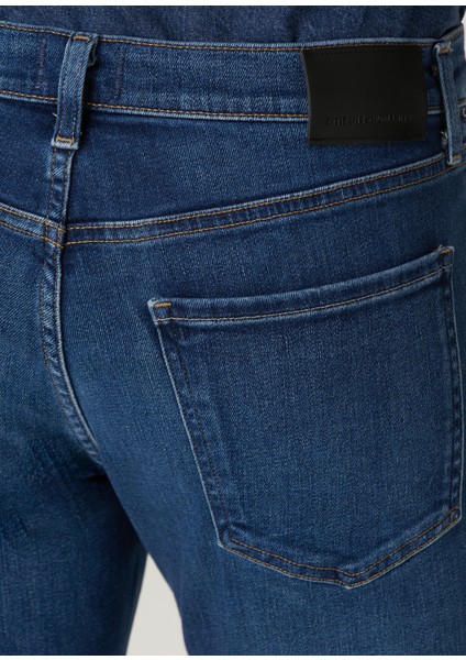 Classic Straight Gage Mavi Jean Pantolon indirimleri