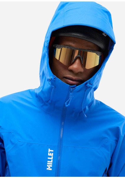 Kamet Light Gore-Tex® 3l Plain Mavi Erkek Spor Ceket
