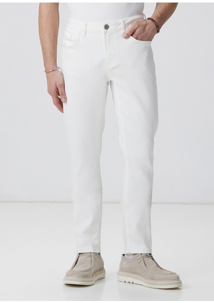Kırık Beyaz Denim Pantolon fiyatları