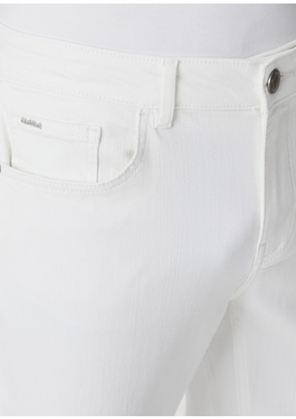Kırık Beyaz Denim Pantolon fırsatları
