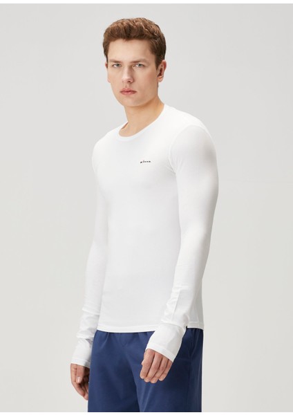 Beyaz Uzun Kollu T-Shirt modelleri