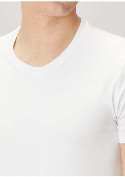 2li Beyaz Basic T-Shirt indirimleri