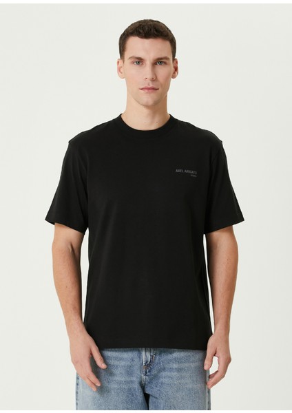 Siyah Logo Baskılı T-Shirt