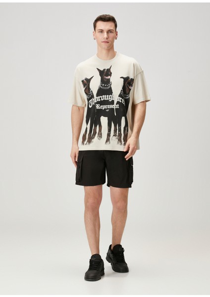 Thoroughbred Beyaz Baskılı T-Shirt fiyatları