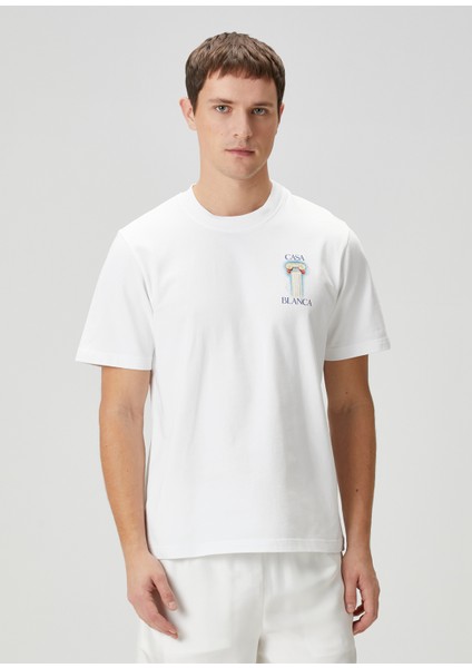 Beyaz Organik Pamuk T-Shirt