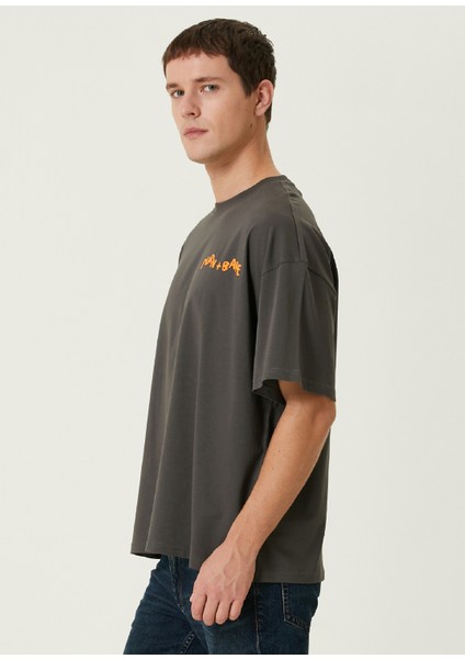 Juice Antrasit Oversized Kısa Kollu Erkek T-Shirt fiyatları