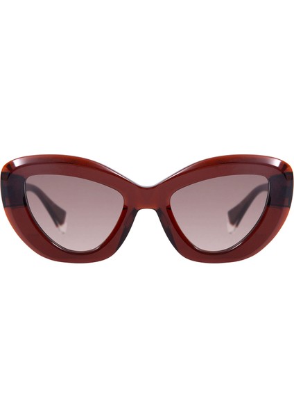 Vanguard Willow 6704 9 Cat Eye Bordo Kadın Güneş Gözlüğü
