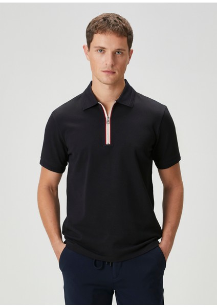 Regular Fit Lacivert Polo T-Shirt