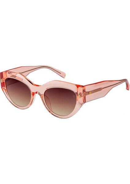 Hm 1537 C 3 Cat Eye Pembe Asetat Kadın Güneş Gözlüğü