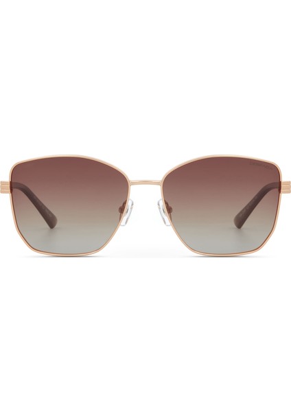 Ds 2397 C2 Cat Eye Kahve Altın Metal Kadın Güneş Gözlüğü fiyatları