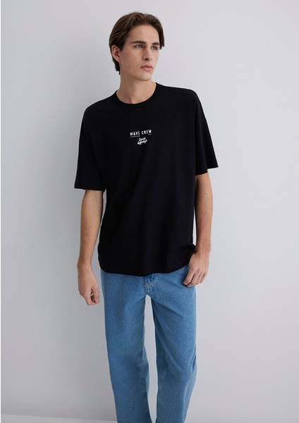 Mavi Minimal Logo Baskılı Siyah Tişört 0612709-900 modelleri