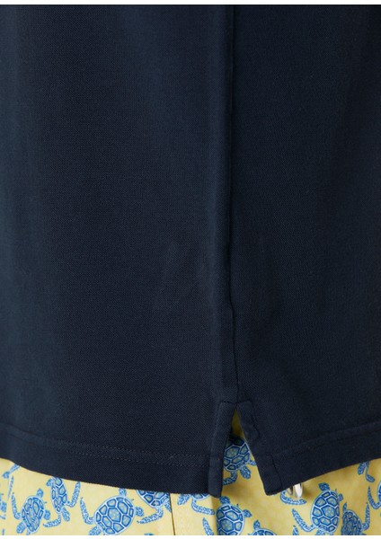 Zero Lacivert Polo Yaka T-Shirt