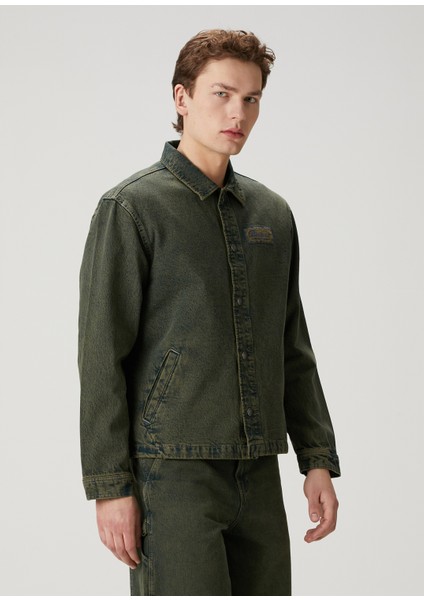 Lewistown Koyu Haki Denim Mont modelleri