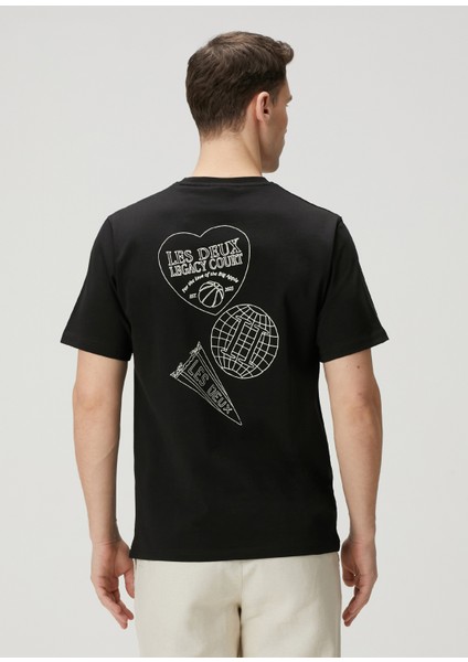 Atlas Siyah Logo Baskılı T-Shirt fırsatları