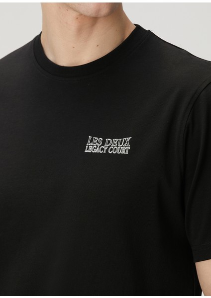 Atlas Siyah Logo Baskılı T-Shirt indirimleri