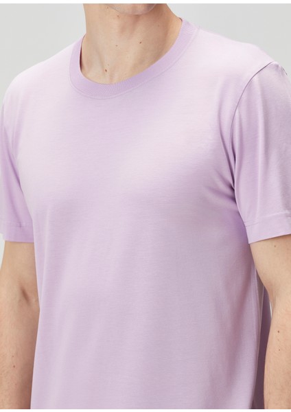 Regular Fit Lila Basic T-Shirt