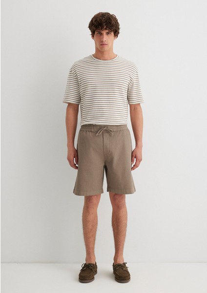Kahverengi Şort 0410273-70321 fırsatları