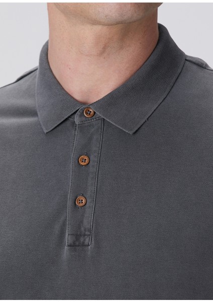 Antrasit Polo T-Shirt