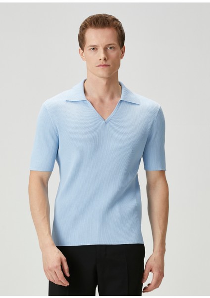 Phoebe Mavi Polo T-Shirt