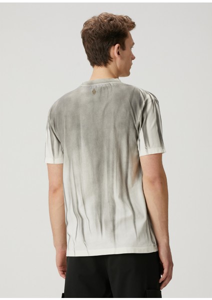 Ekru Çizgi Detaylı T-Shirt fırsatları
