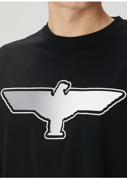 Power Ball Siyah Logo Patchli T-Shirt indirimleri