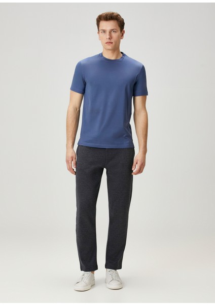 Koyu Mavi Basic T-Shirt