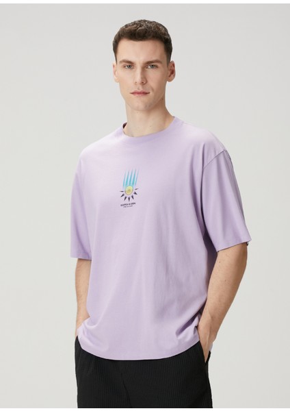 Loose Fit Lila T-Shirt