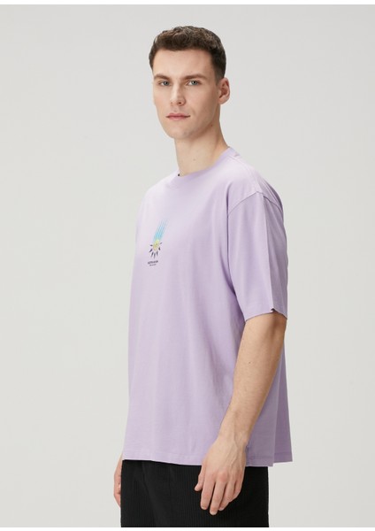 Loose Fit Lila T-Shirt modelleri