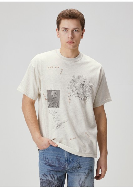 Bones Gri T-Shirt