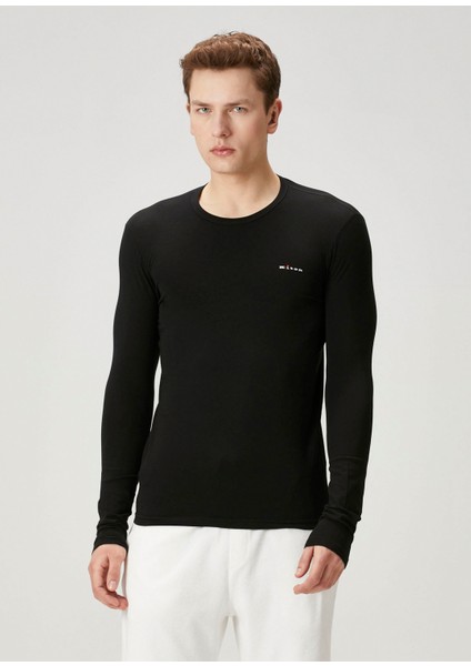 Siyah Uzun Kollu T-Shirt