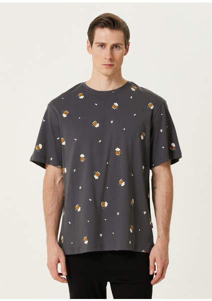 Çok Renkli Baskılı Pijama Seti