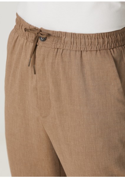 Koyu Bej Beli Kordonlu Pantolon fırsatları