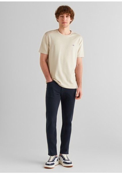 Siyah Slim Fit Erkek Jean Pantolon
