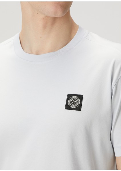 Açık Mavi Logo Detaylı T-Shirt indirimleri