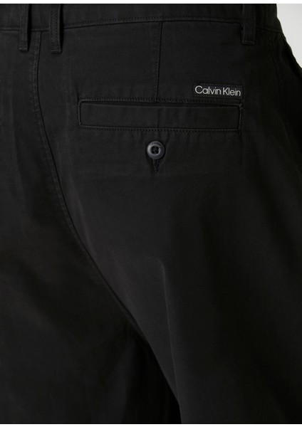 Siyah Cropped Pantolon