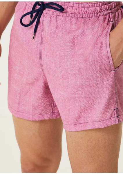 Pembe Beli Kordonlu Mayo