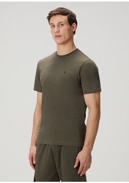 Yeşil Logo Detaylı T-Shirt modelleri